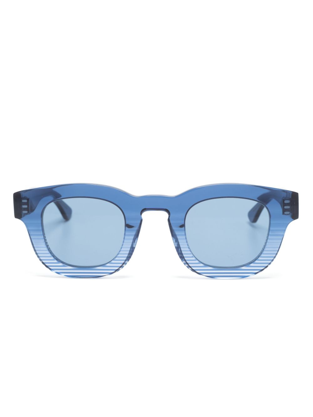 Thierry Lasry 圆框太阳眼镜 - 蓝色