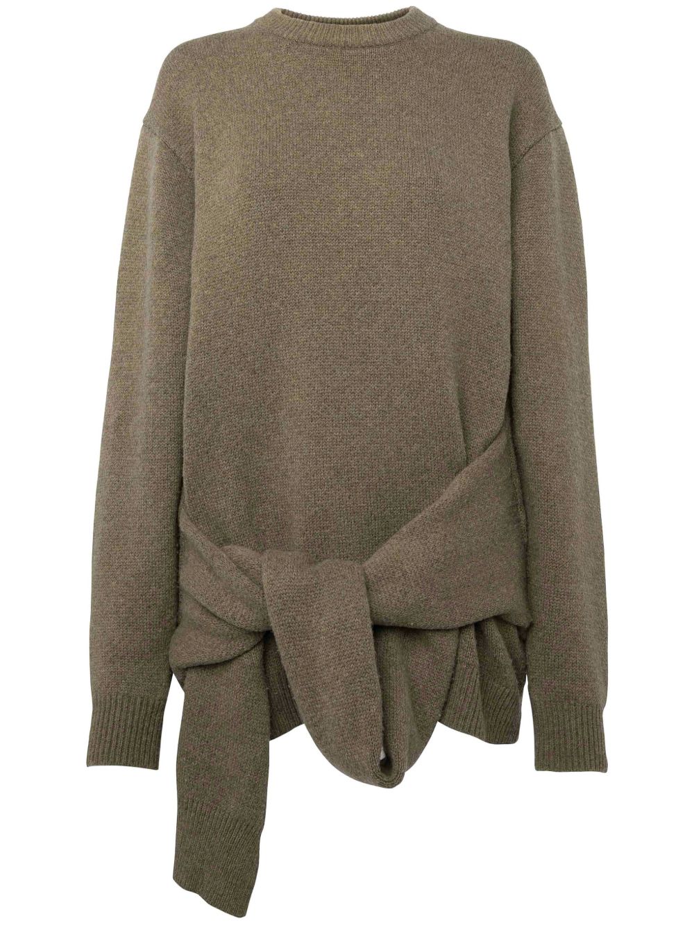 JW Anderson 正面系带针织毛衣 - 中性色