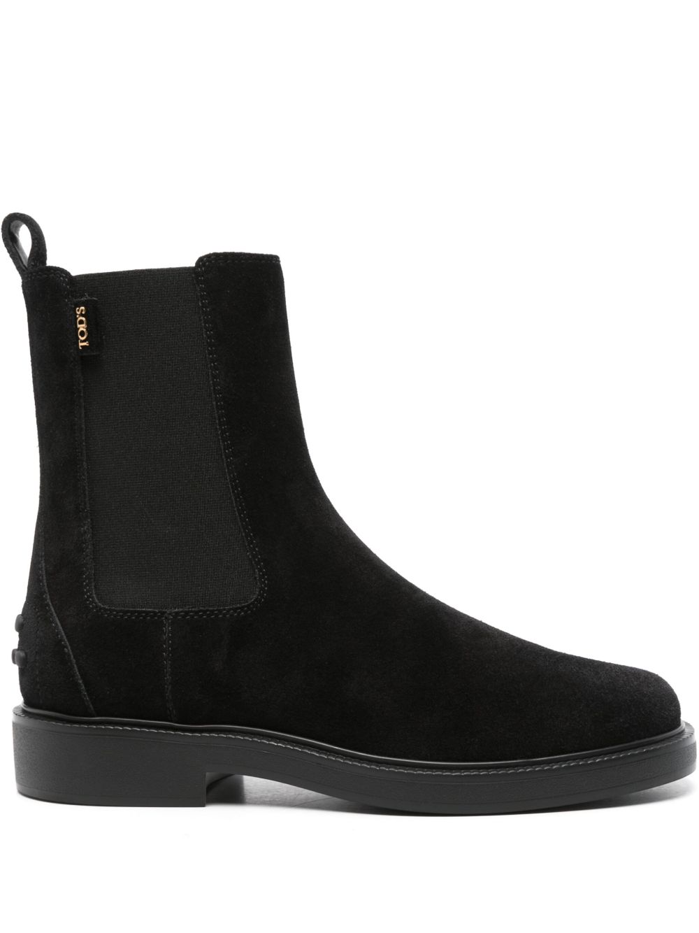 Tod's 纯色切尔西靴 - 黑色