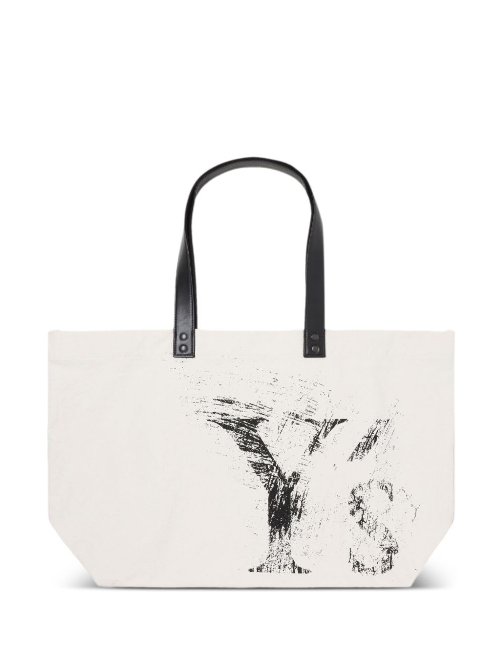 Y's logo印花托特包 - 白色