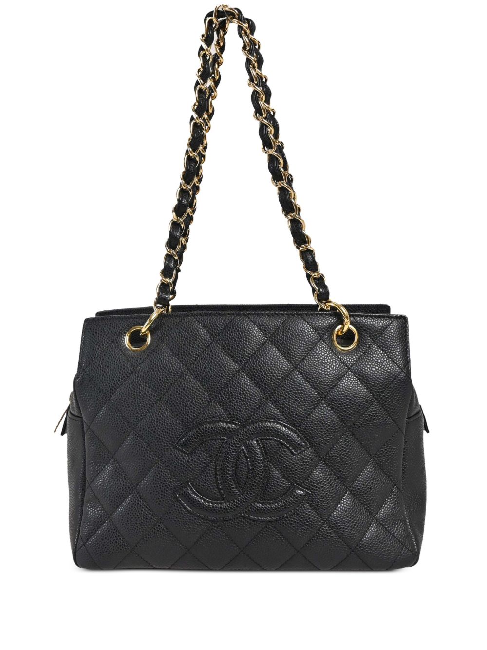 CHANEL Pre-Owned Petite Timeless 手提包（2007年典藏款） - 黑色