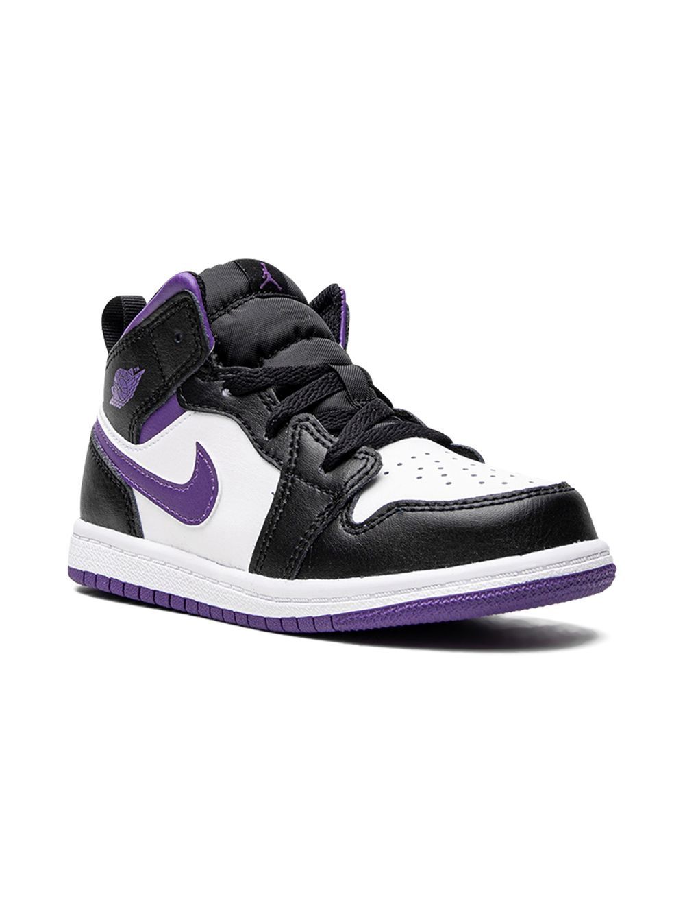 Jordan Kids Jordan 1 Mid 运动鞋 - 黑色