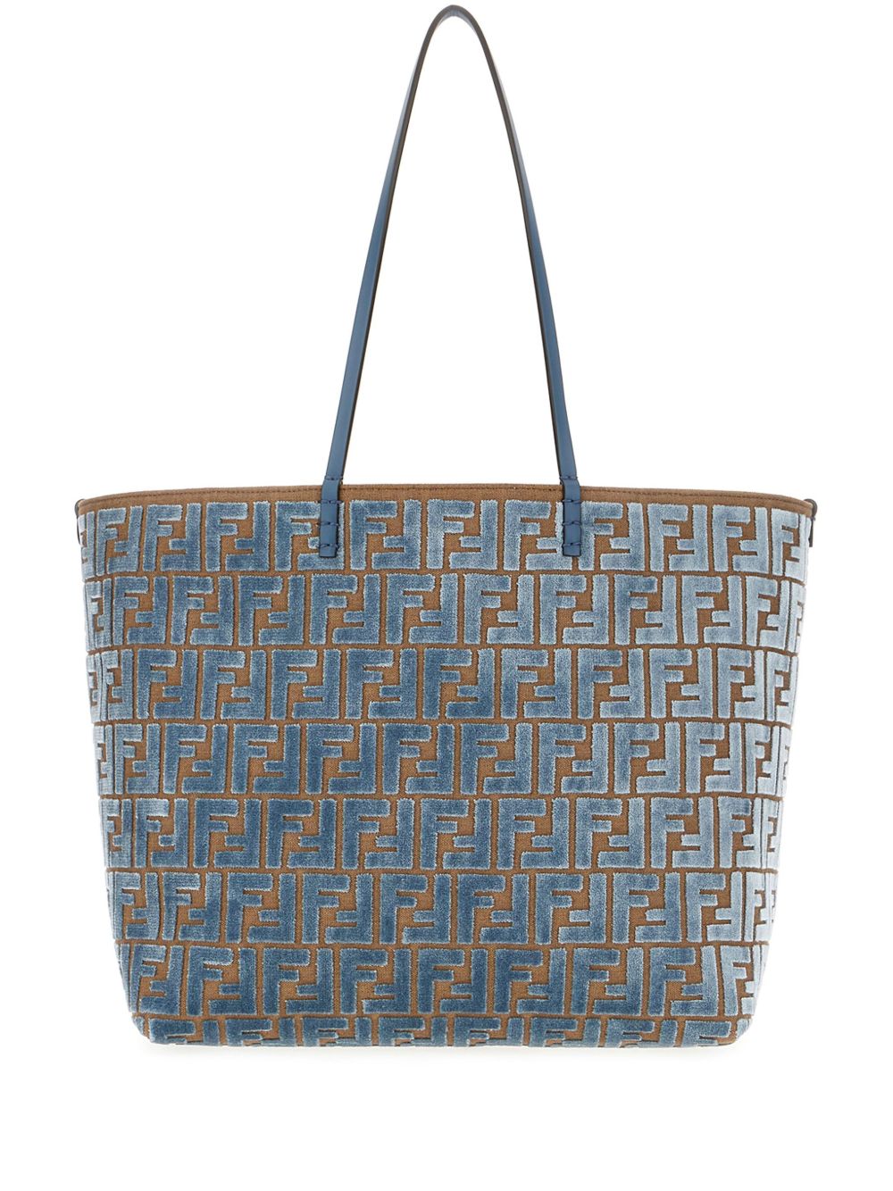 FENDI Roll 大号托特包 - 蓝色