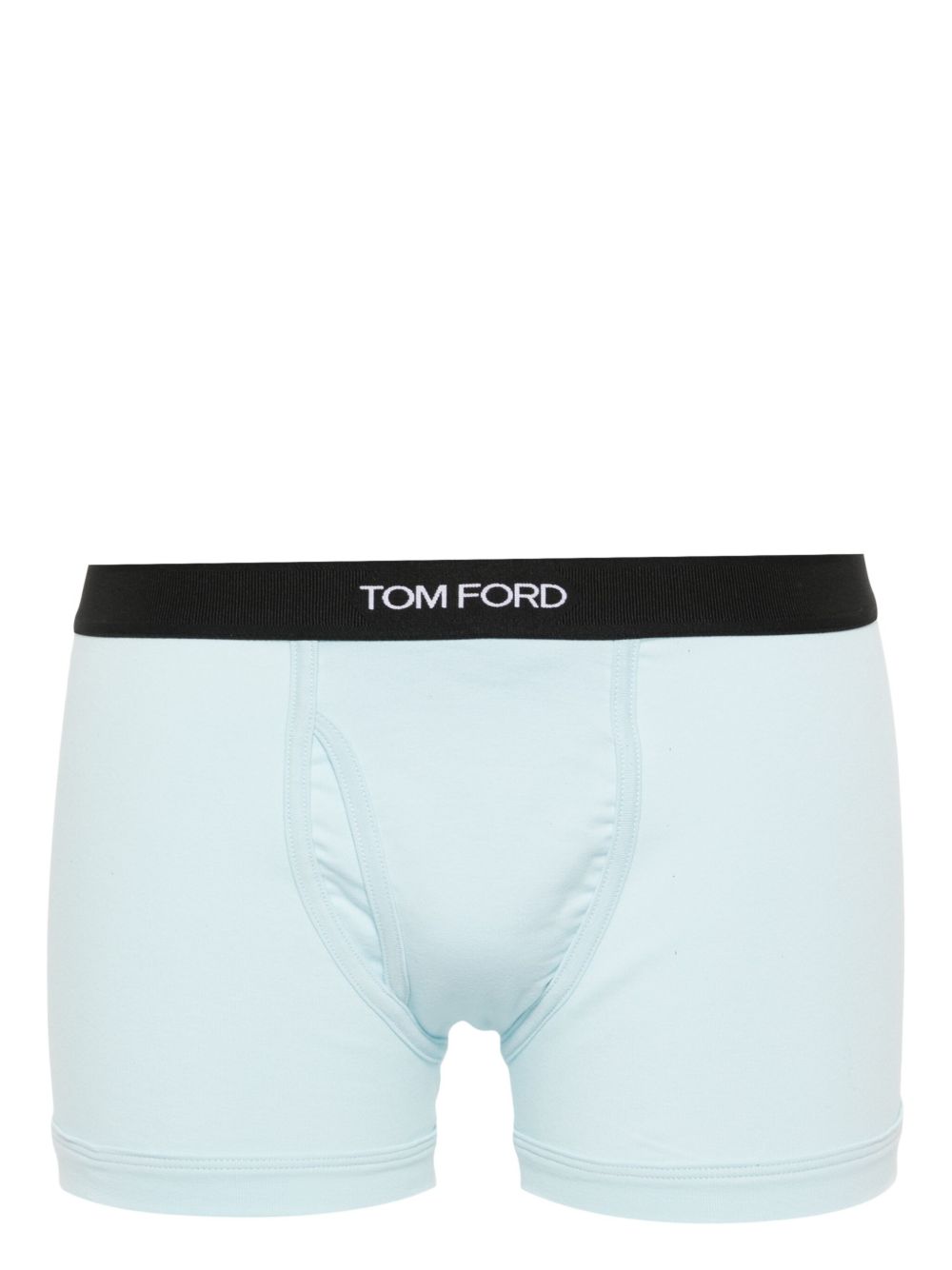 TOM FORD 棉混纺四角裤 - 蓝色