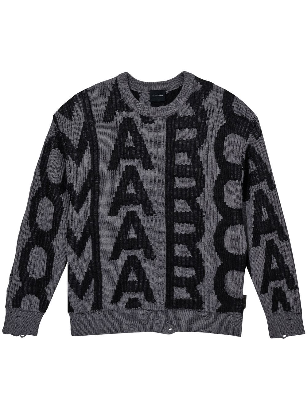 Marc Jacobs The Monogram 仿旧毛衣 - 灰色