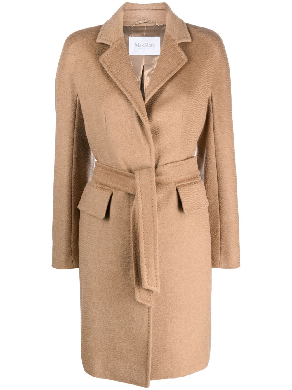 Max Mara Bingo 骆驼毛中长大衣 - 中性色