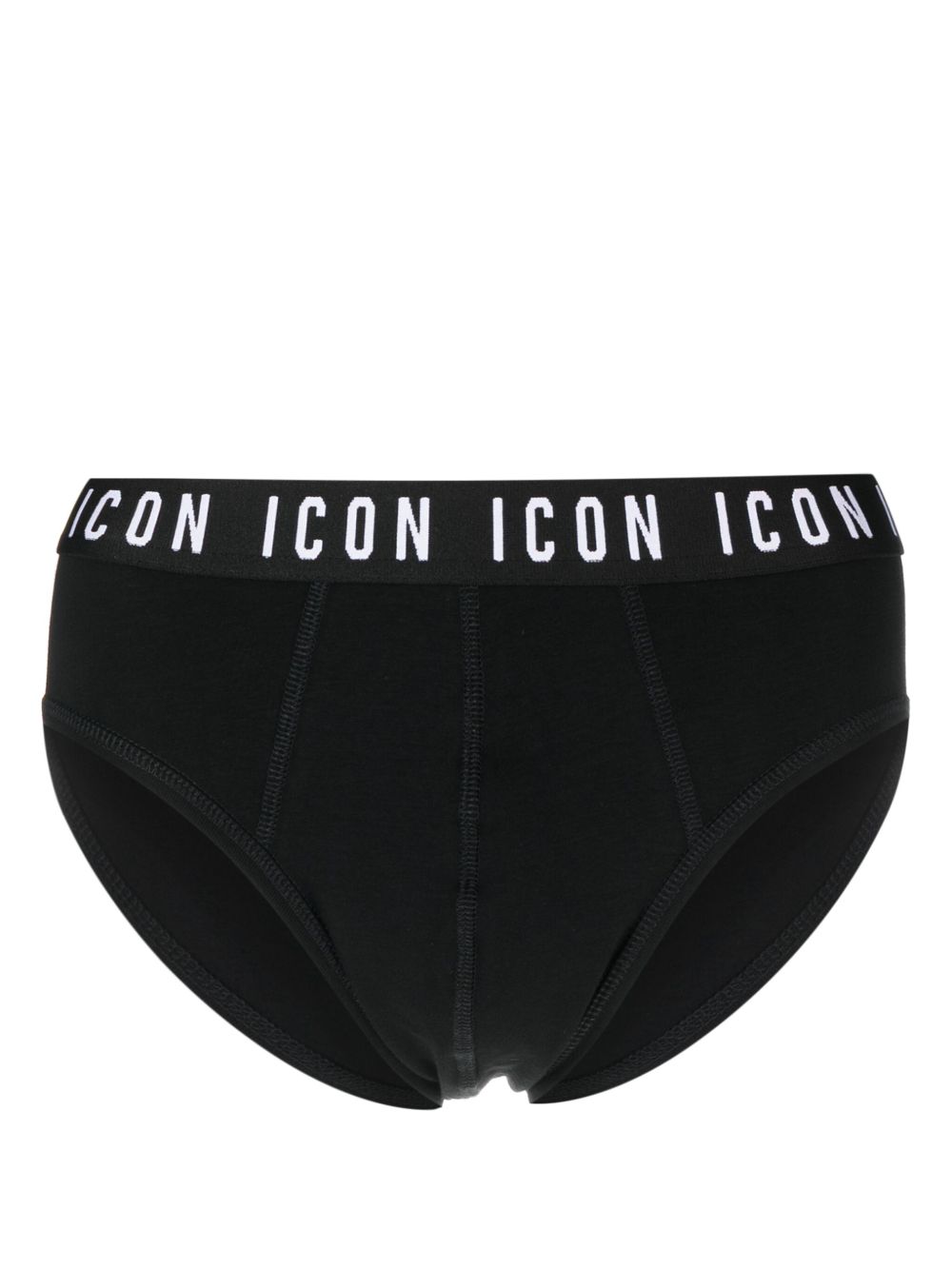 DSQUARED2 Icon 低腰三角内裤 - 黑色