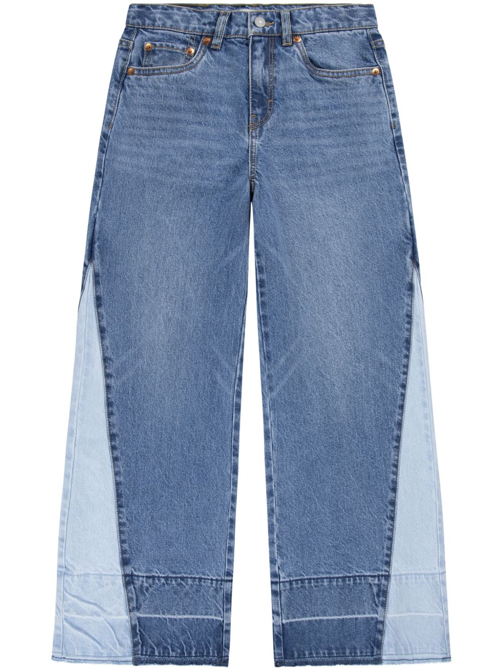 Levi's Kids 94 阔腿牛仔裤 - 蓝色