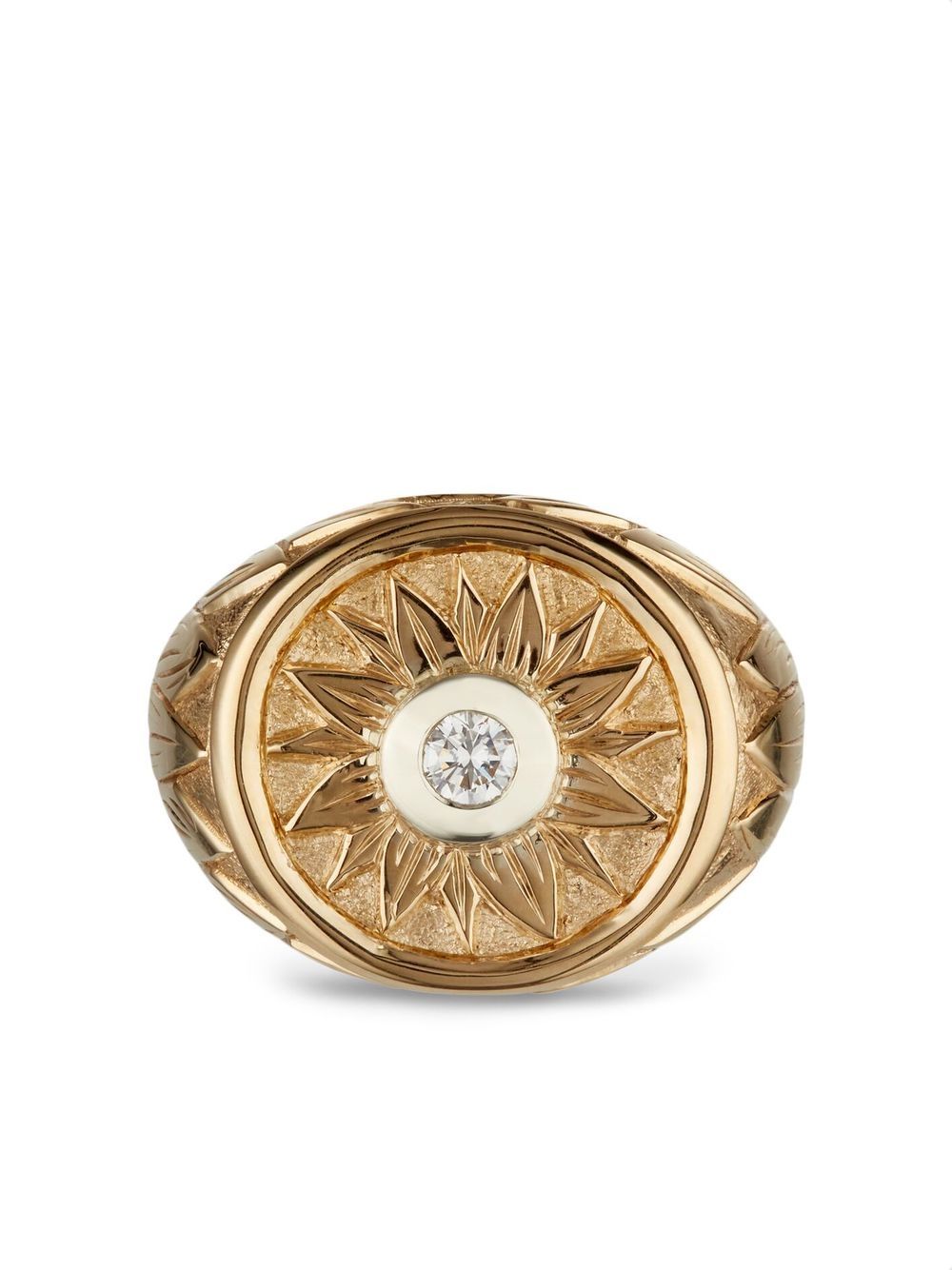 Duffy Jewellery 9K黄金钻石戒指 - 金色