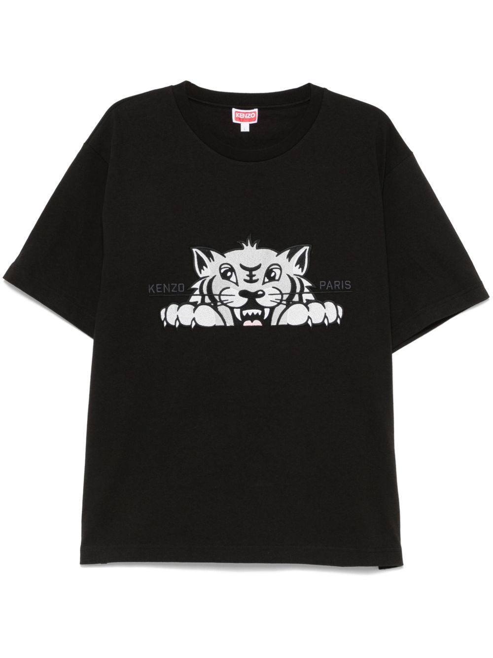 Kenzo Gots Happy Tiger T恤 - 黑色