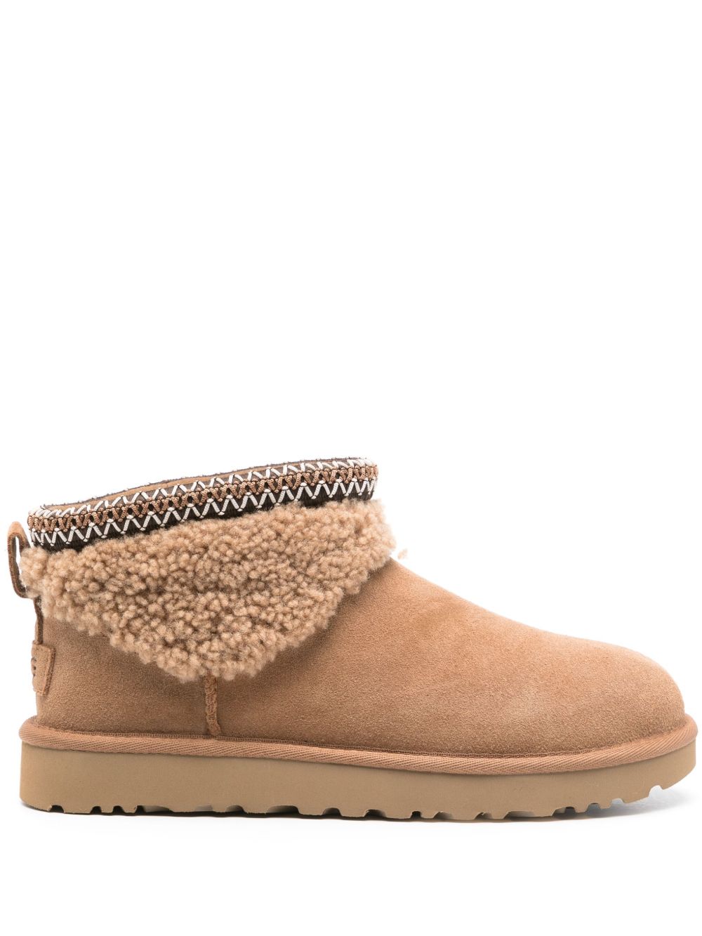 UGG Classic Ultra Mini Maxi Curly 靴子 - 褐色