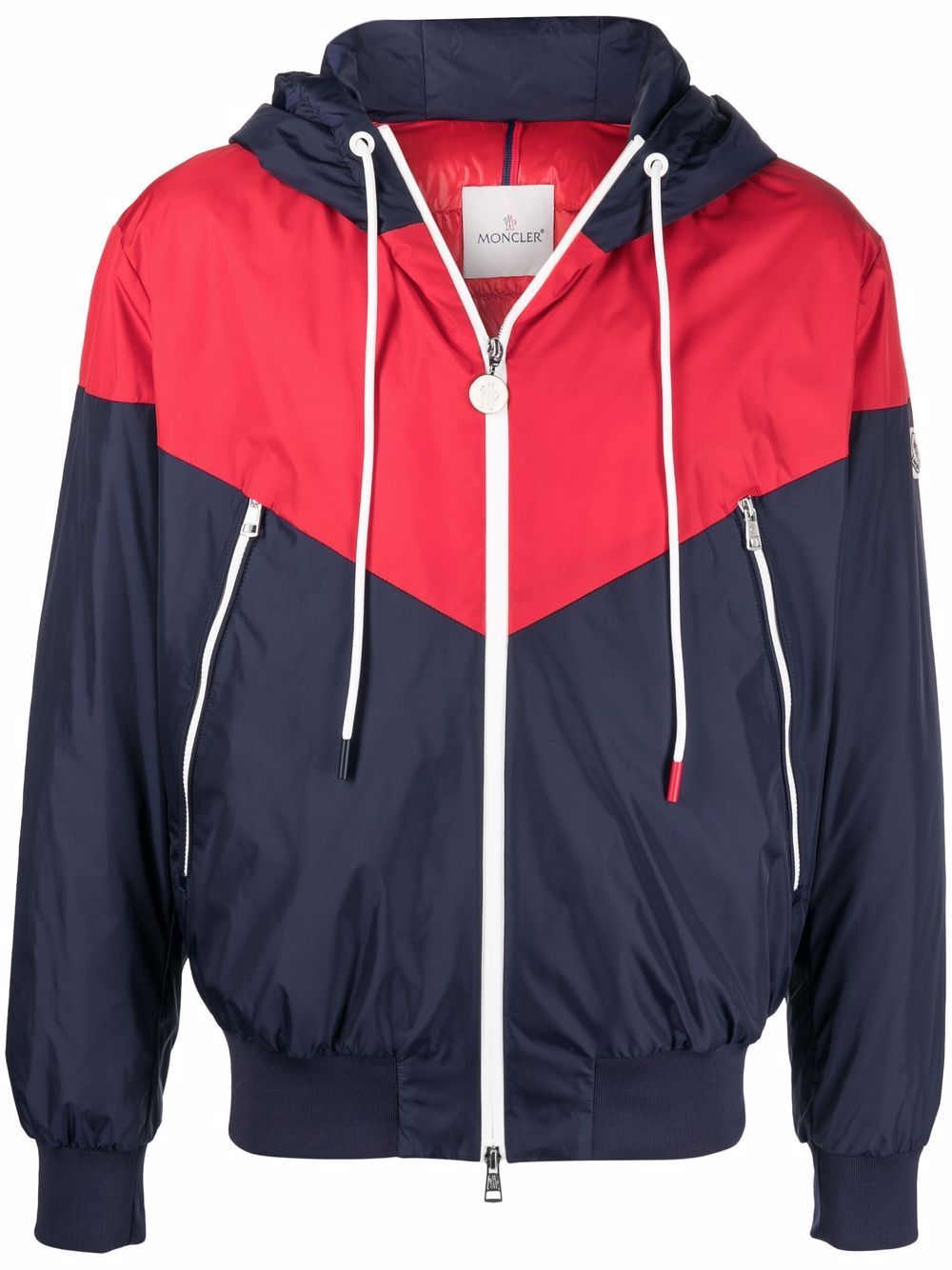 Moncler Bukret 连帽夹克 - 蓝色