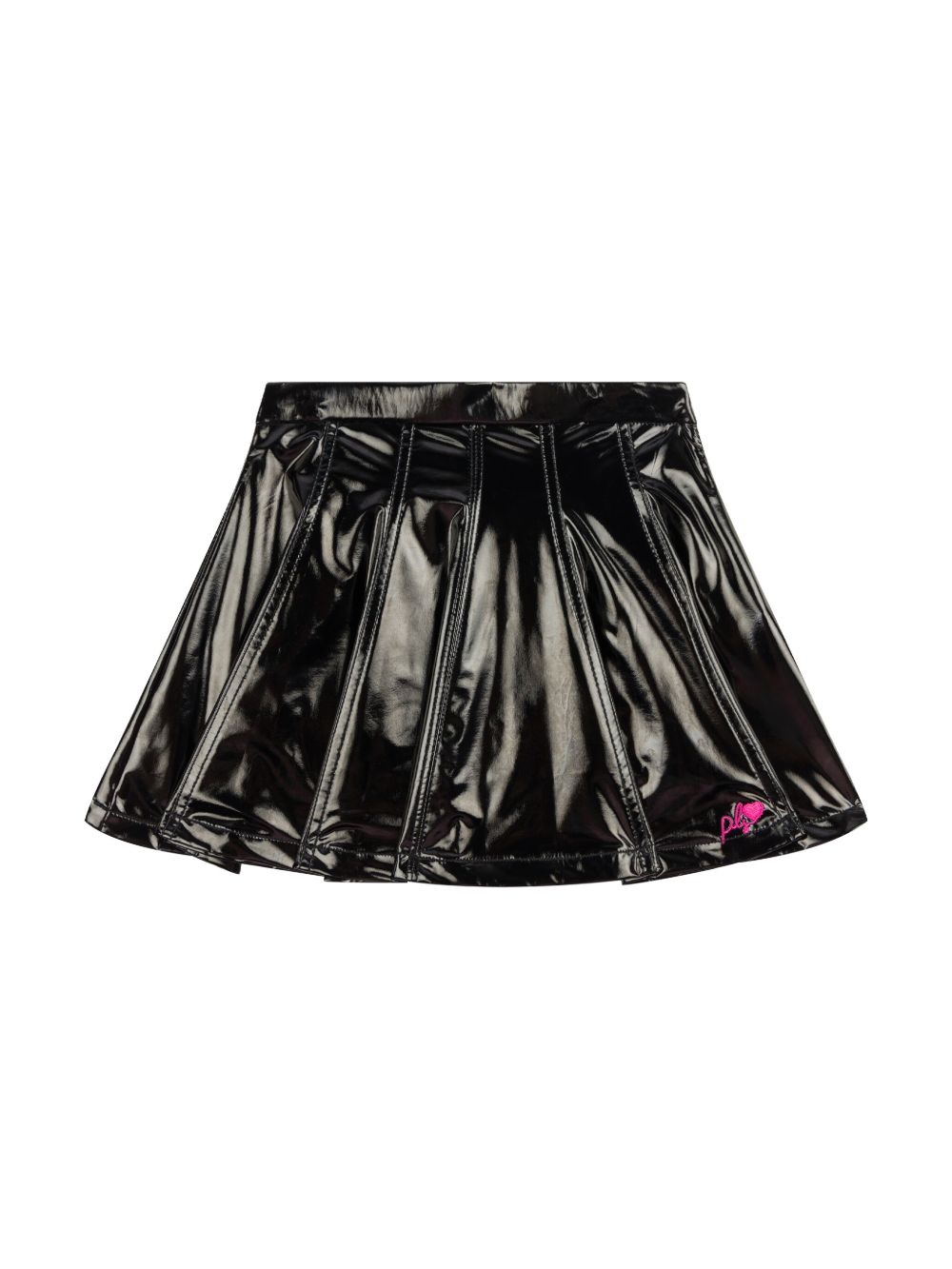 Philosophy Di Lorenzo Serafini Kids logo刺绣半身裙 - 黑色