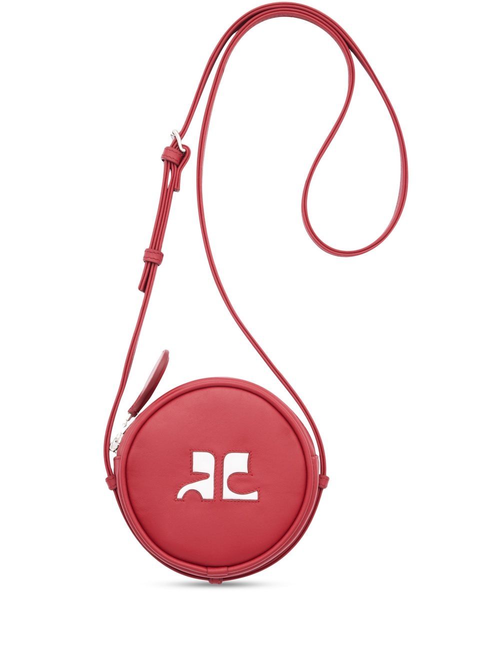 Courrèges Reedition 圆形斜挎包 - 红色