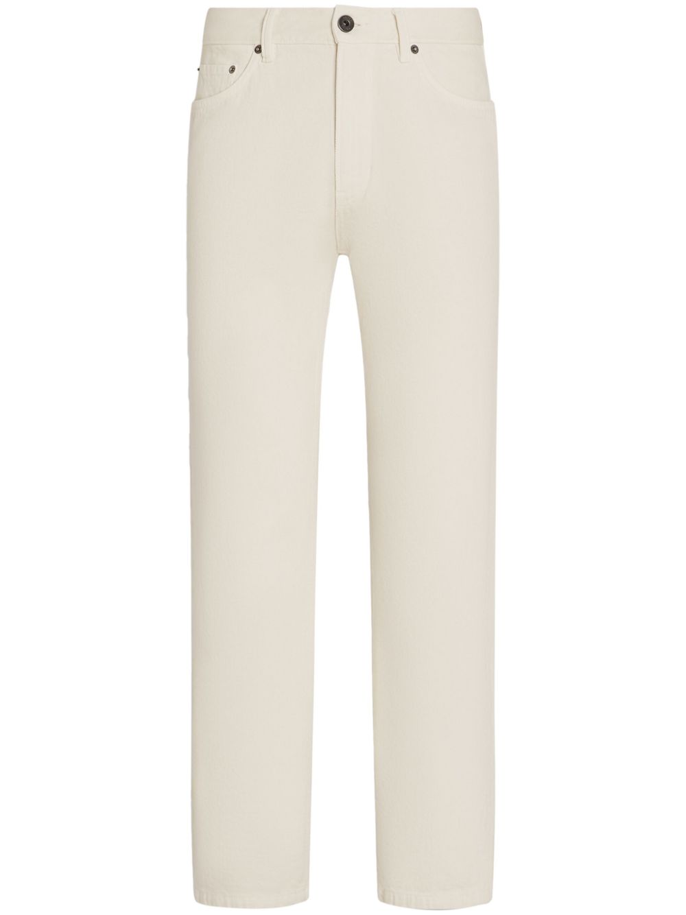 Zegna Roccia 牛仔裤 - 白色