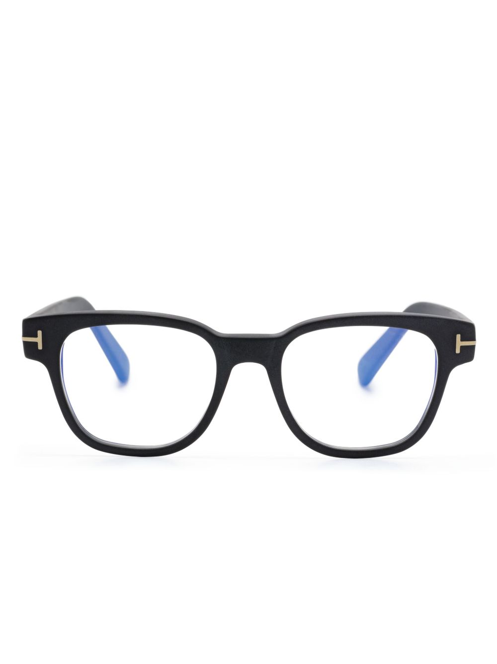 TOM FORD Eyewear 圆框眼镜 - 灰色