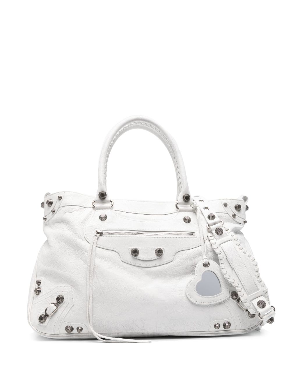 Balenciaga Neo Cagole XL 皮质托特包 - 白色
