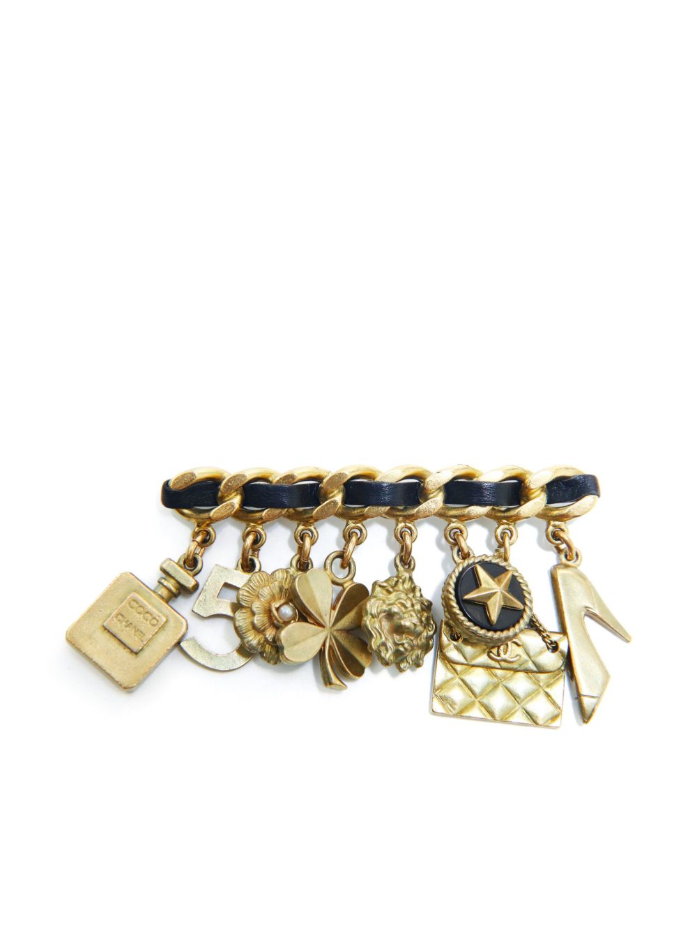 CHANEL Pre-Owned Icons 吊饰胸针（1994年典藏款） - 金色