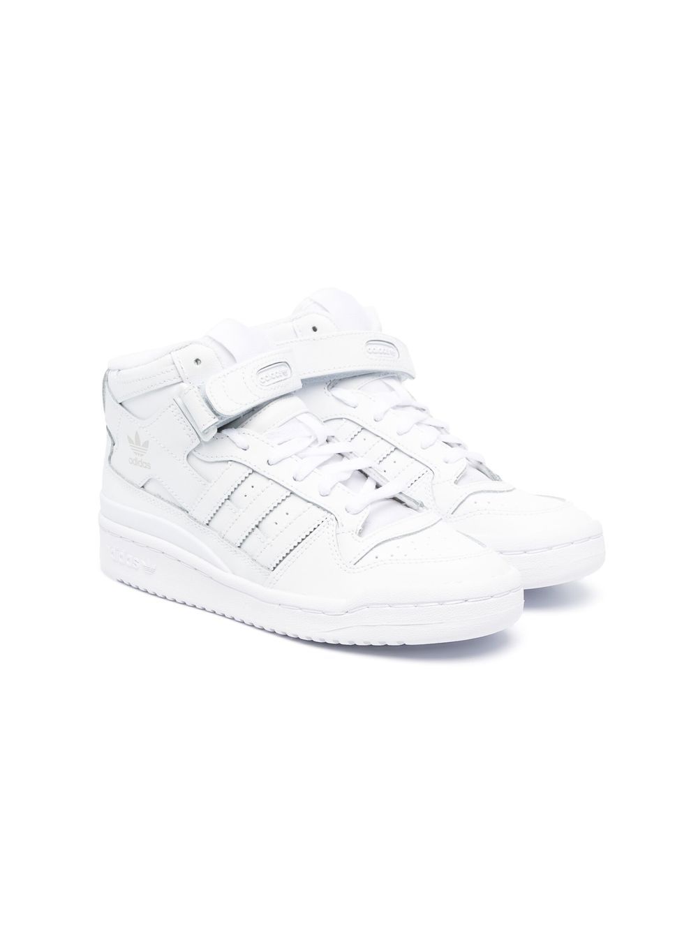 adidas Kids Forum 高帮运动鞋 - 白色