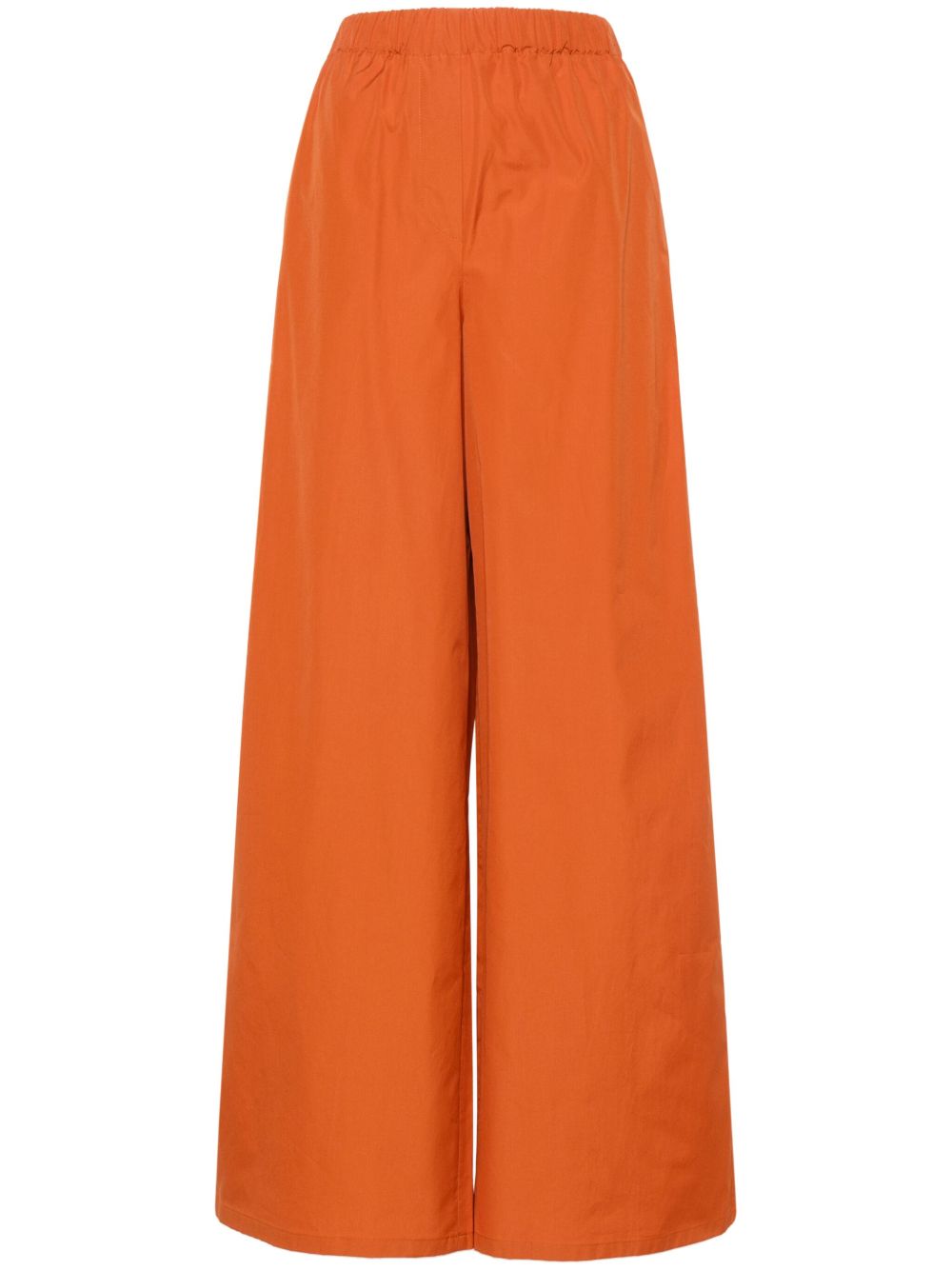 Max Mara Navigli 府绸帕拉松长裤 - 褐色