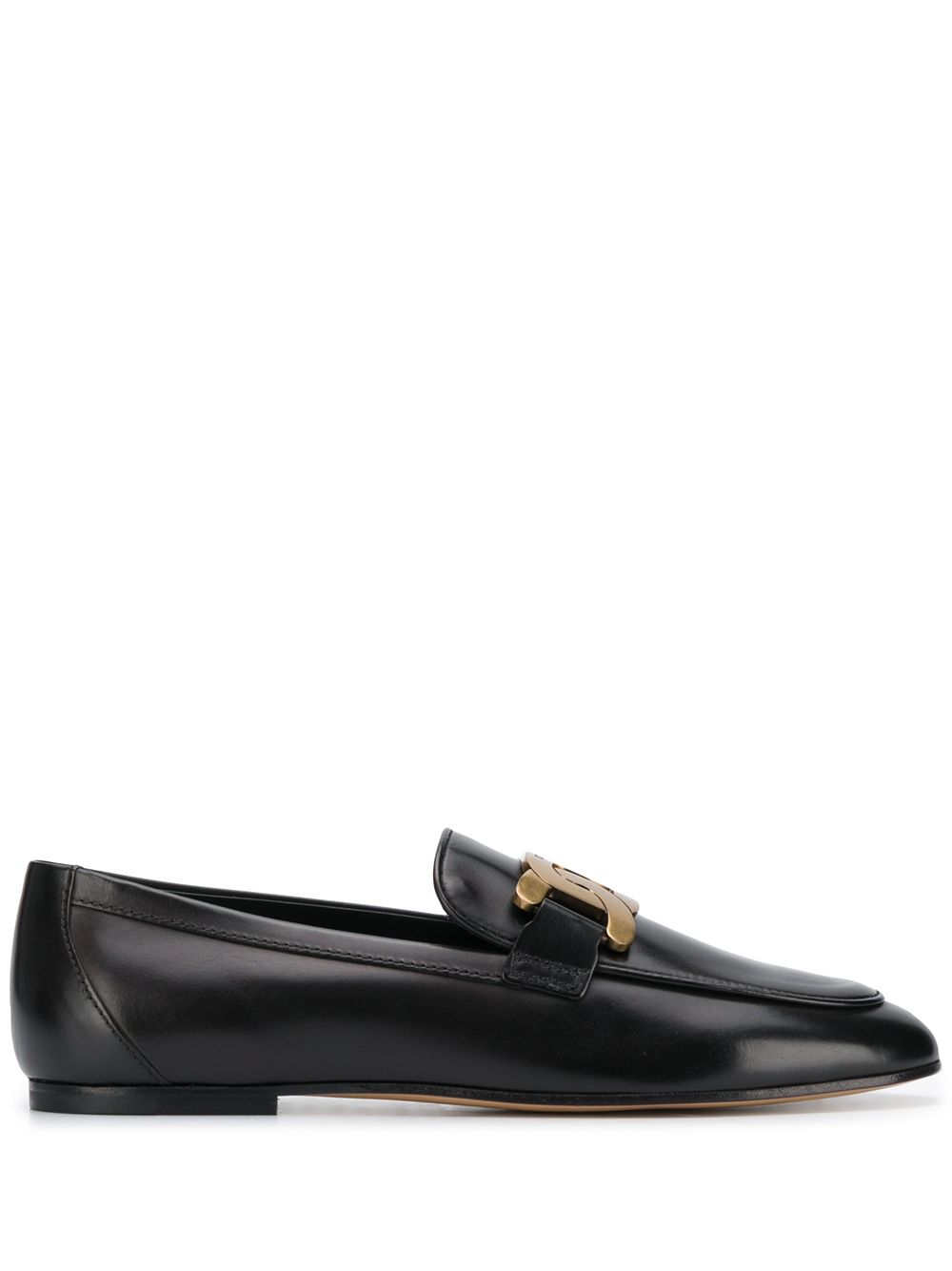 Tod's 搭链带乐福鞋 - 黑色