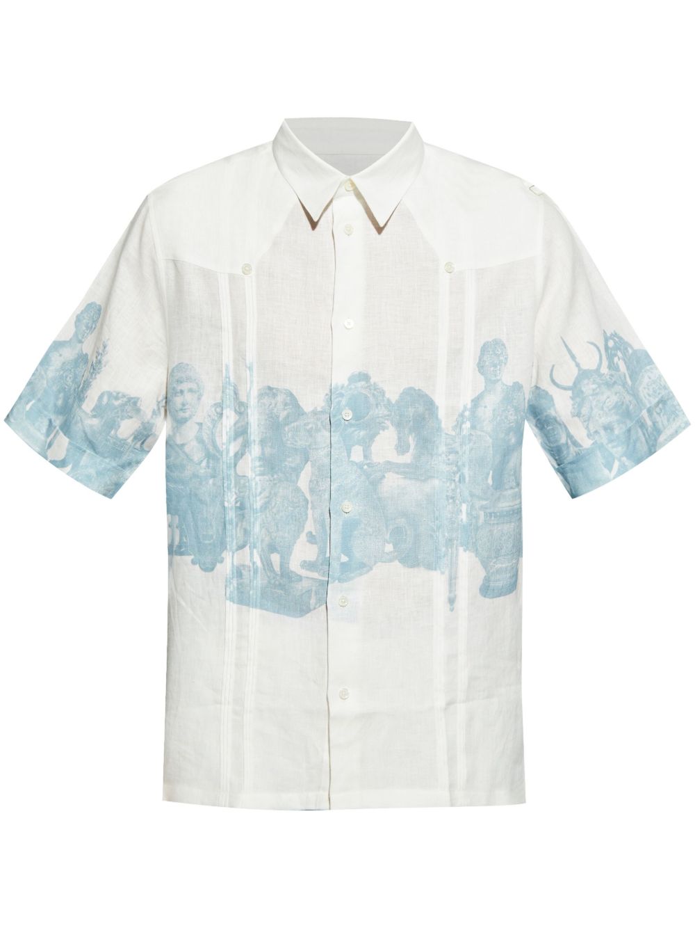 Givenchy 图案印花衬衫 - 白色