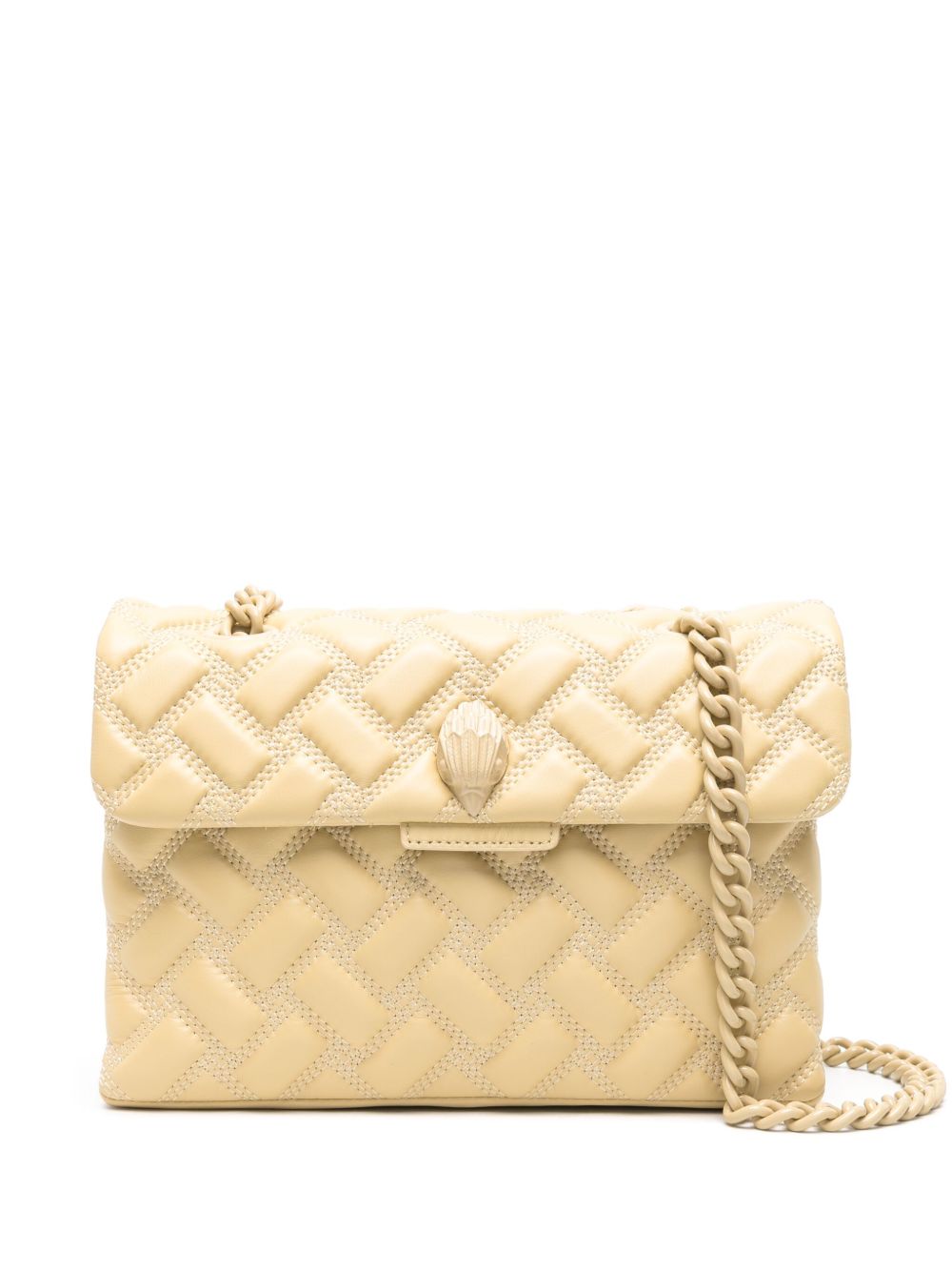 Kurt Geiger London Kensington 绗缝单肩包 - 黄色