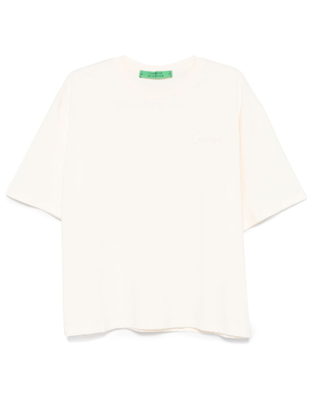 Garment workshop logo刺绣T恤 - 中性色