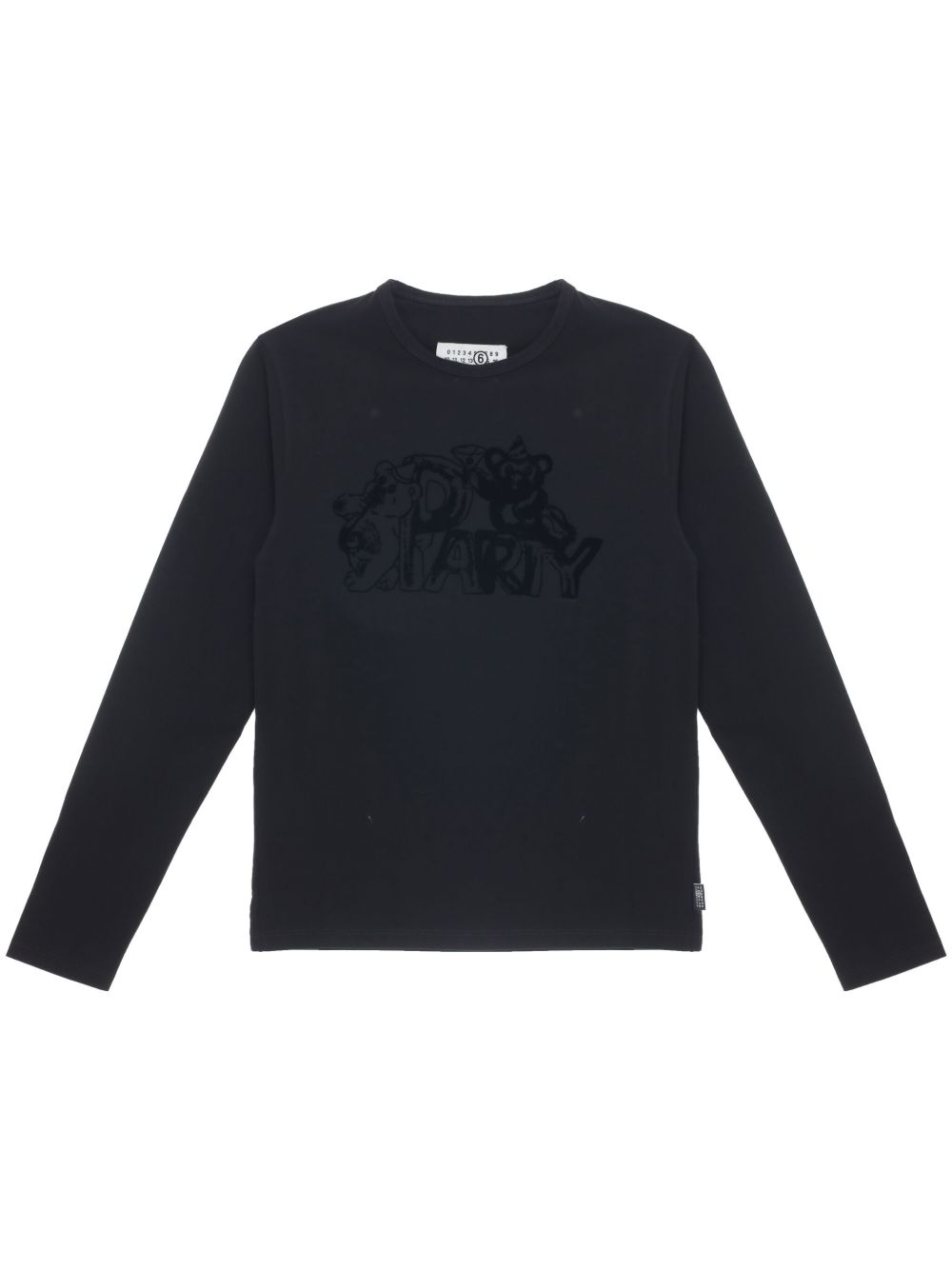 MM6 Maison Margiela 图案印花T恤 - 黑色