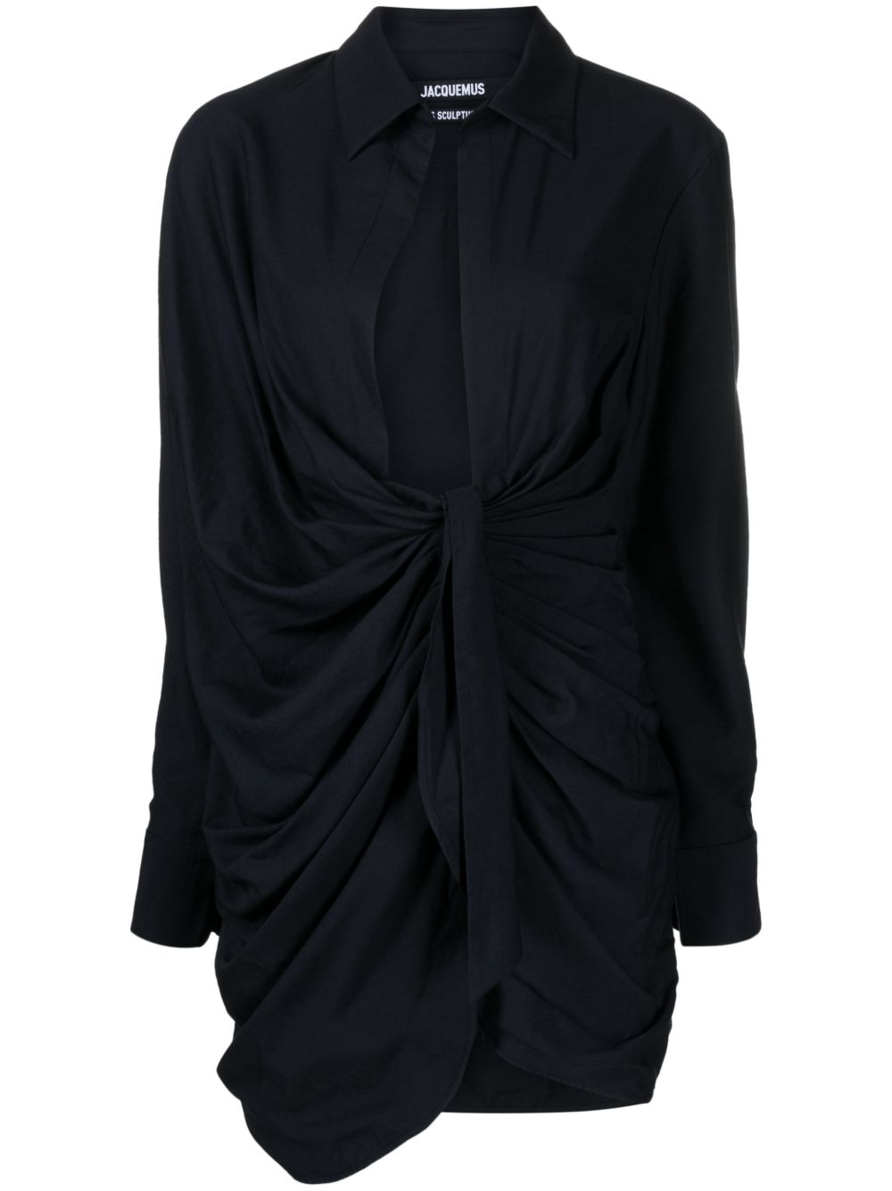 Jacquemus La Robe Bahia 垂坠迷你连衣裙 - 蓝色