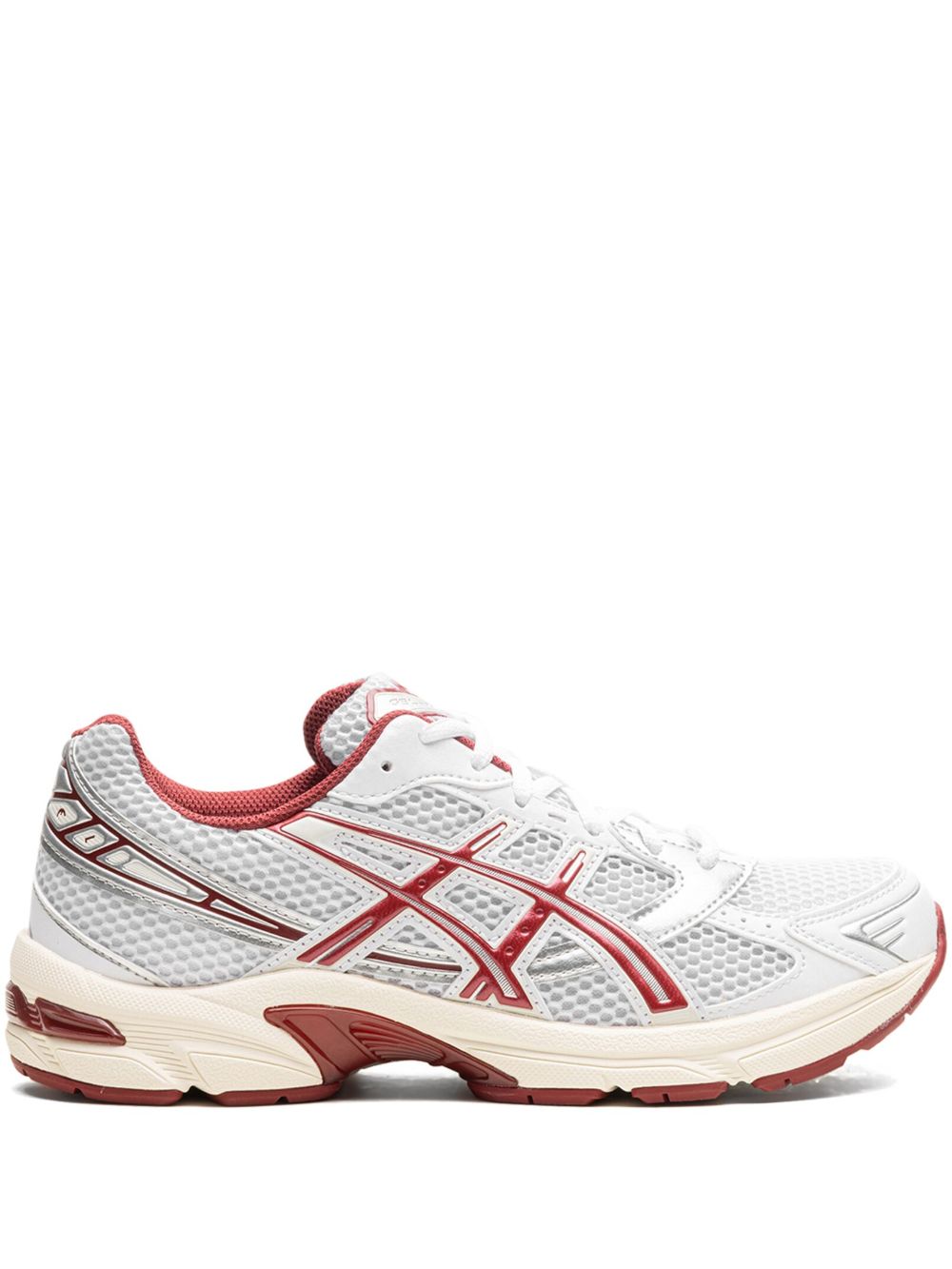 ASICS GEL-1130 Red Dahlia 运动鞋 - 白色