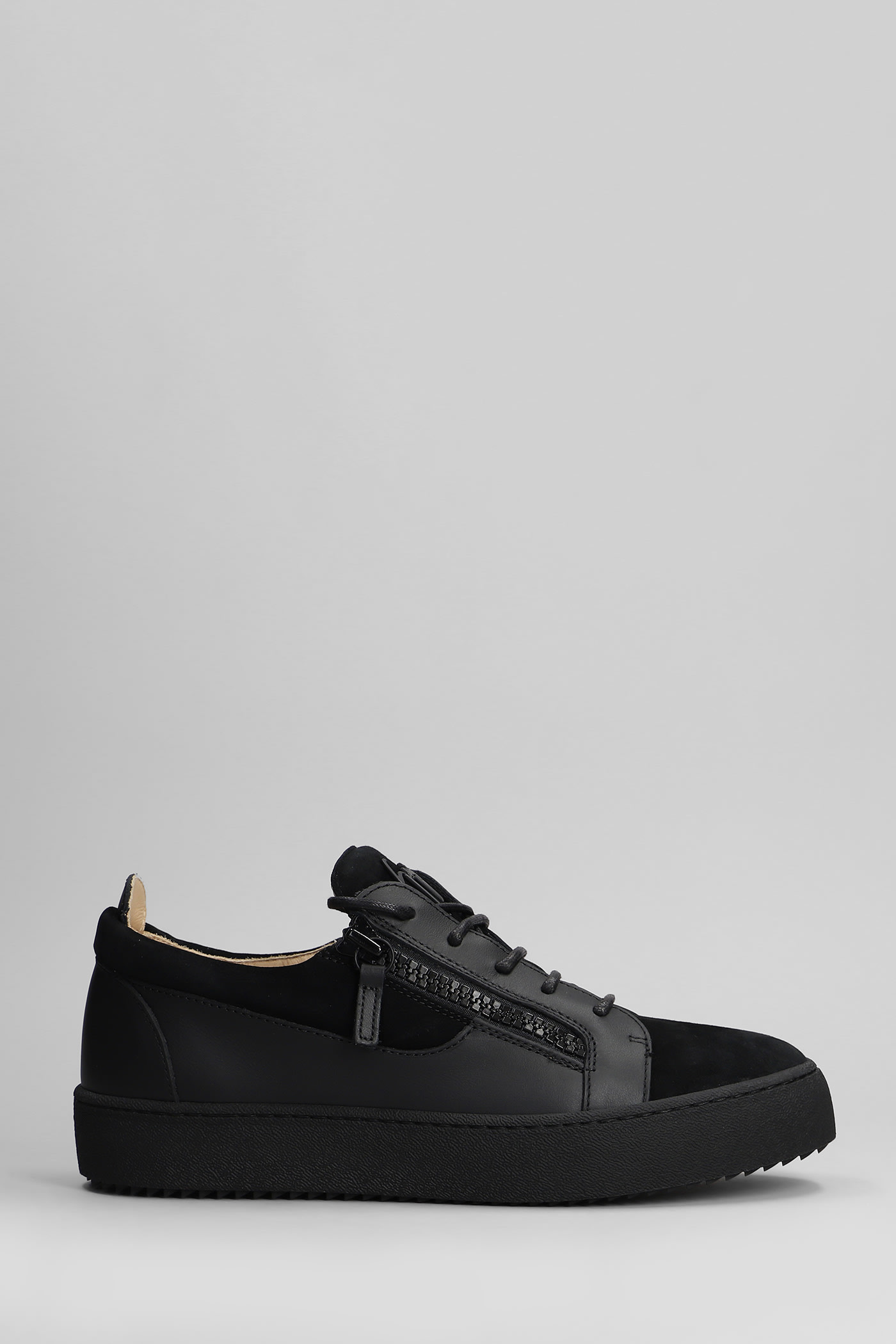Giuseppe Zanotti Gz94 黑色麂皮运动鞋
