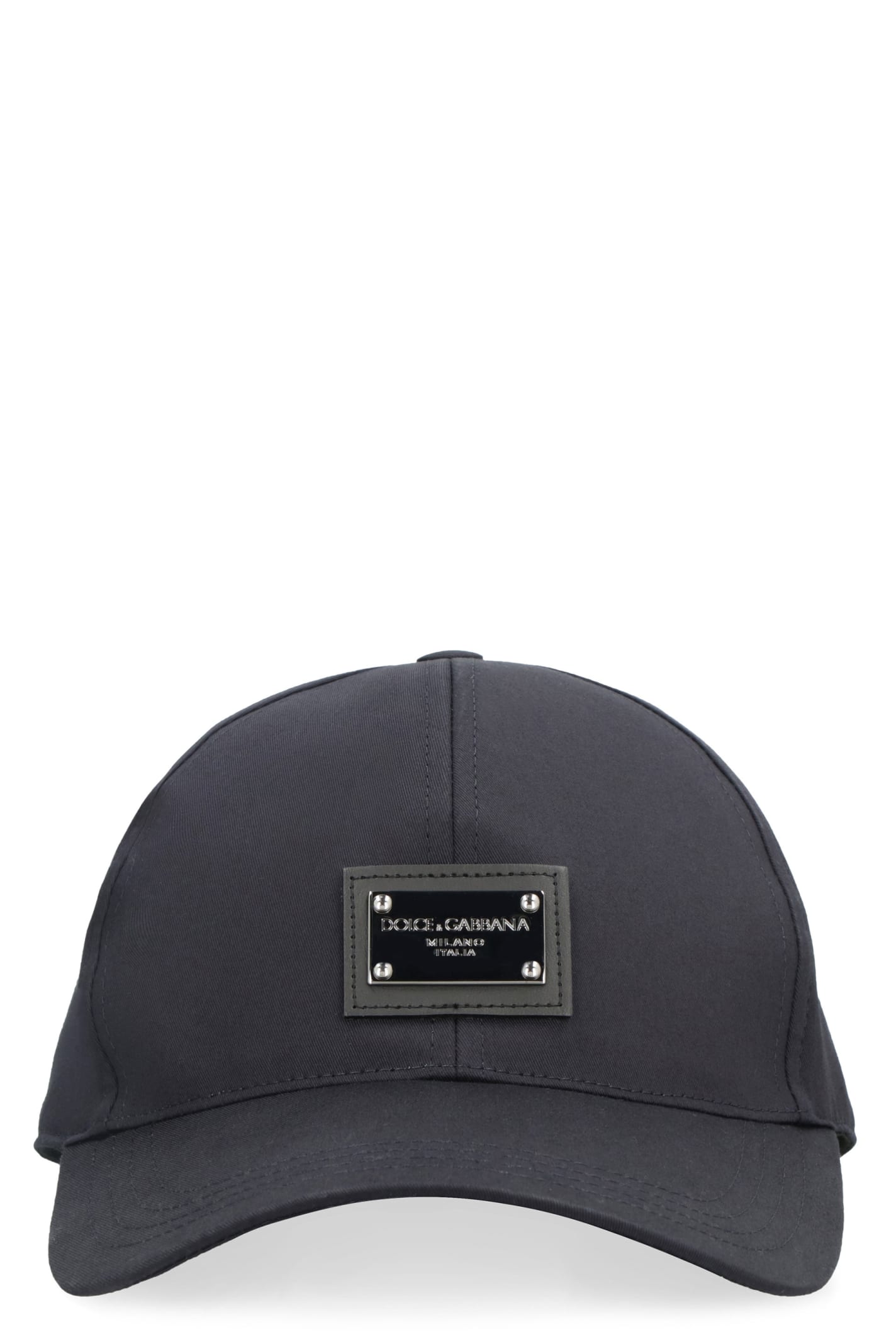 Dolce & Gabbana Baseball Cap With Logo Plaque