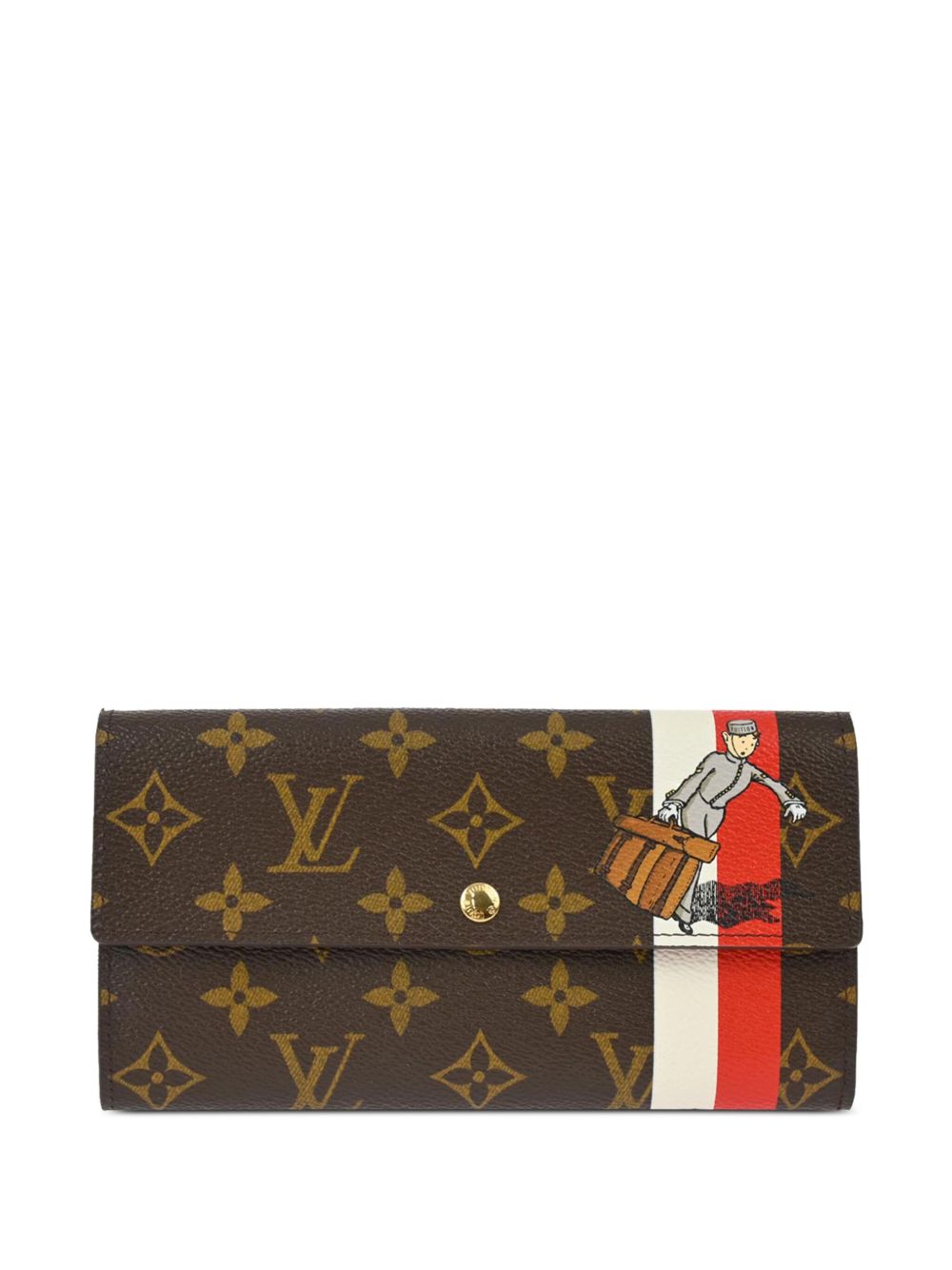 Louis Vuitton Pre-Owned Sarah 钱包（2006年典藏款） - 褐色