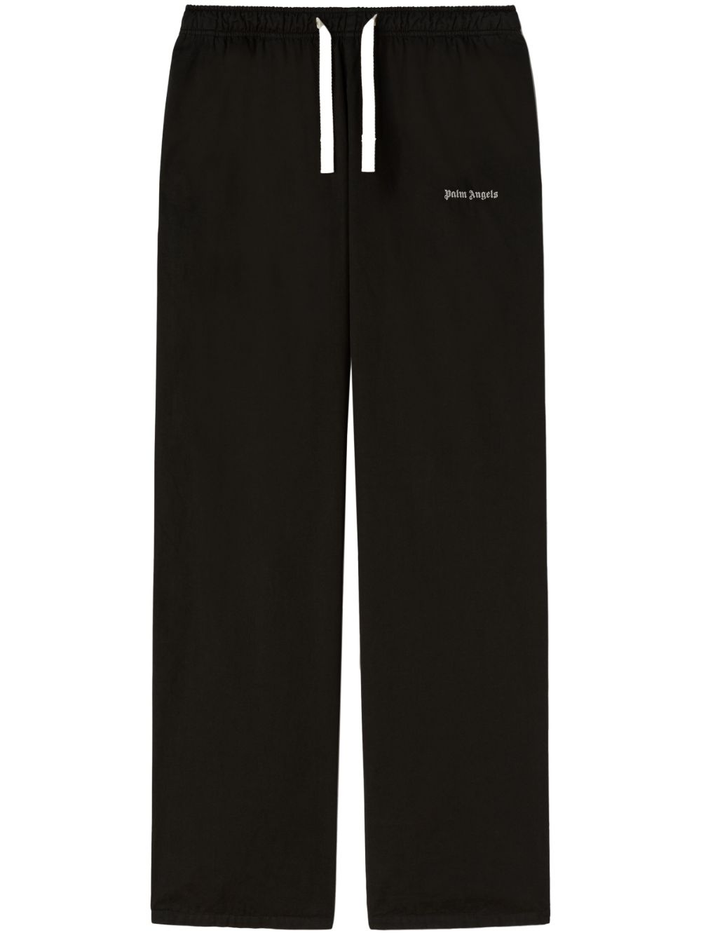 Palm Angels logo印花抽绳运动裤 - 黑色