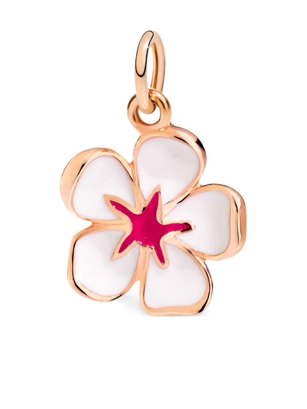 Dodo 9kt rose gold Cherry Blossom charm - 粉色