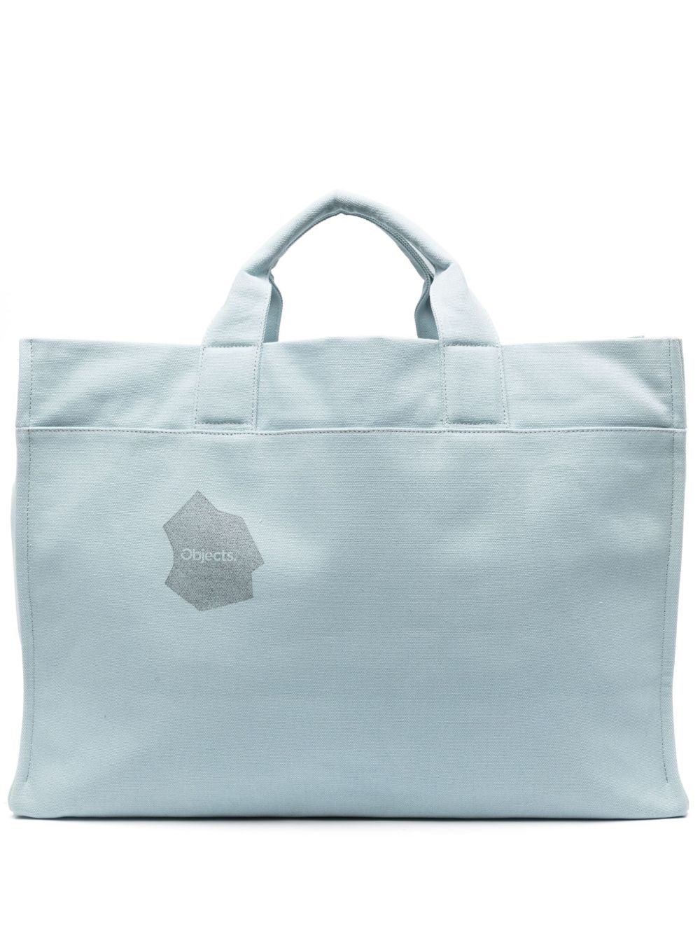OBJECTS IV LIFE logo印花棉手提包 - 灰色