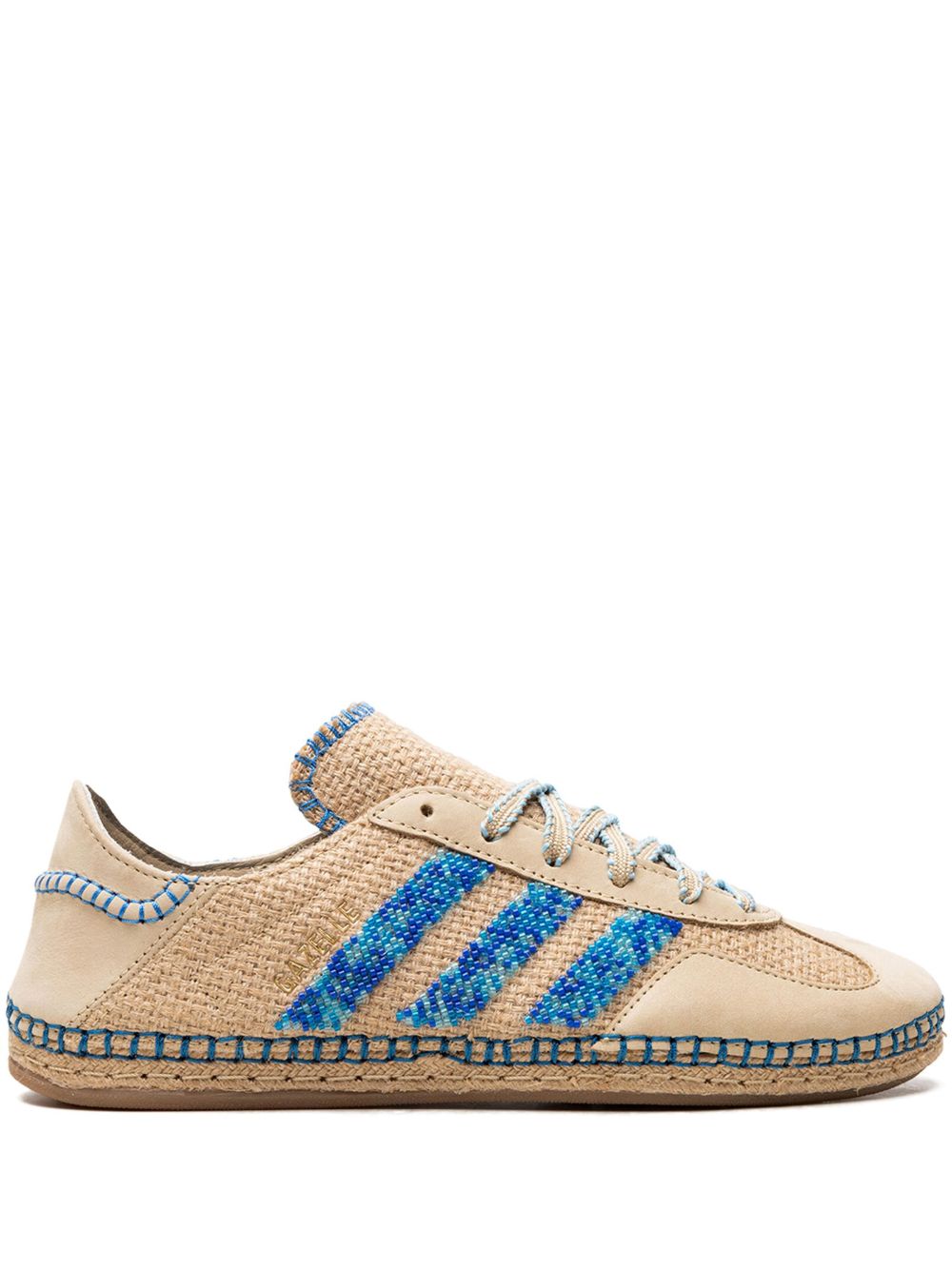 adidas x CLOT Gazelle Linen Khaki/Light Blue 运动鞋 - 中性色