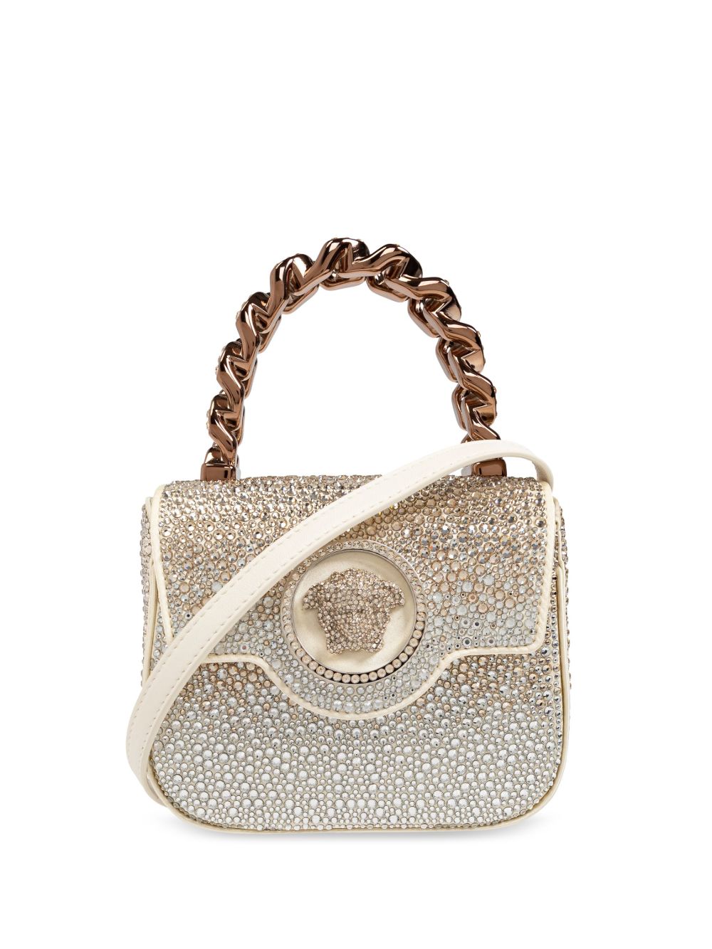 Versace La Medusa Crystal 迷你包 - 中性色