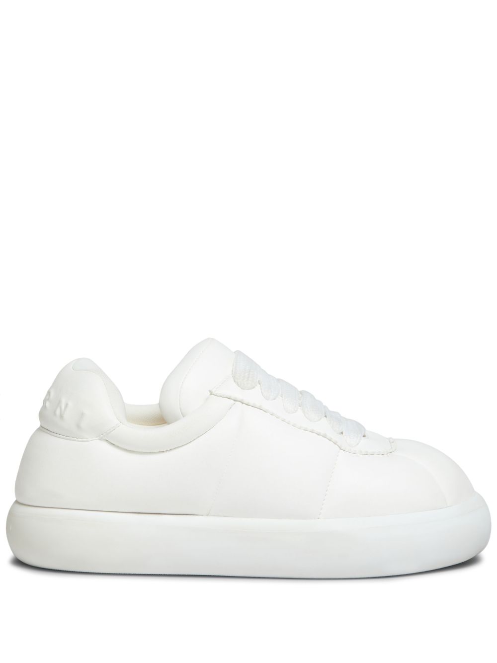Marni BigFoot 2.0 填充皮质运动鞋 - 白色