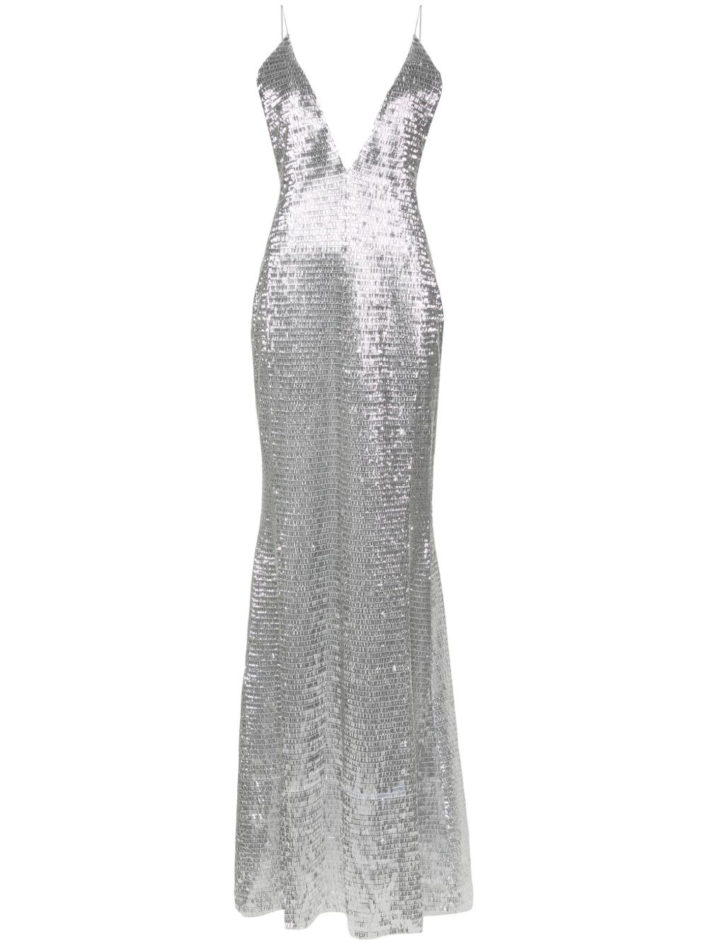The New Arrivals Ilkyaz Ozel Claudie 超长连衣裙 - 银色