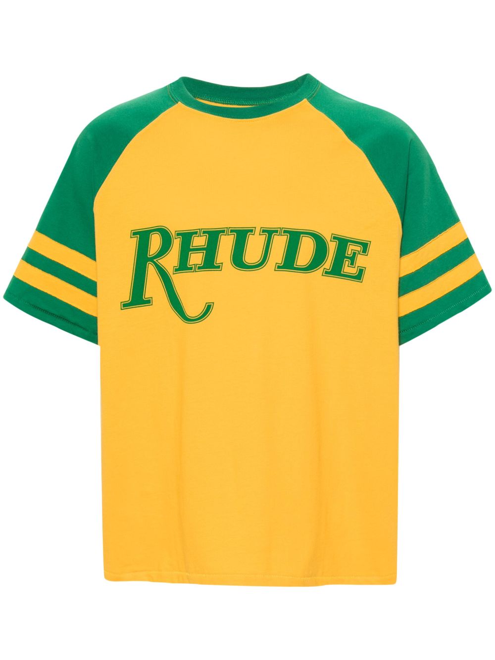 RHUDE San Paulo 棉T恤 - 黄色