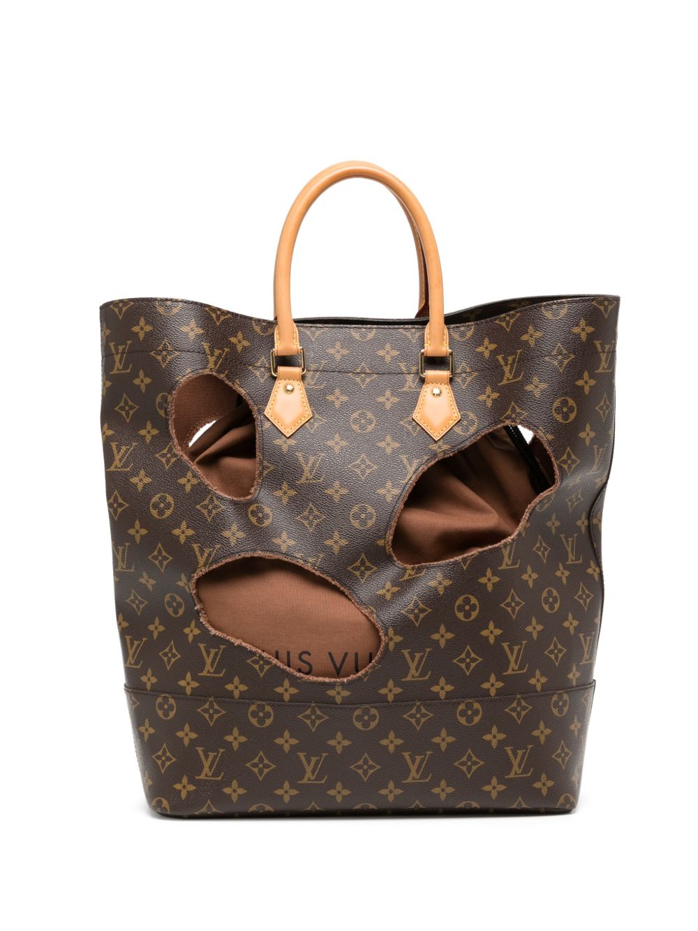 Louis Vuitton Pre-Owned x Comme Des Garçons Monogram Halls 手提包（2014年典藏款） - 褐色