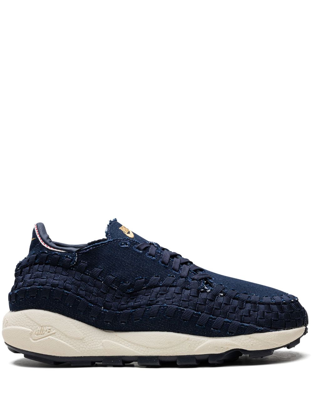 Nike Air Footscape Woven Raw Denim 运动鞋 - 蓝色