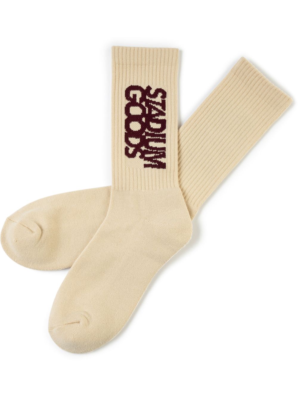 STADIUM GOODS® logo刺绣针织袜 - 中性色
