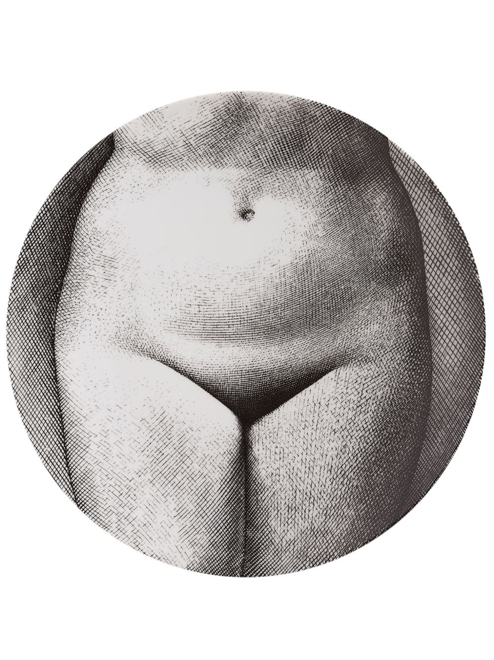 Fornasetti Variazioni n.305 装饰盘 - 黑色
