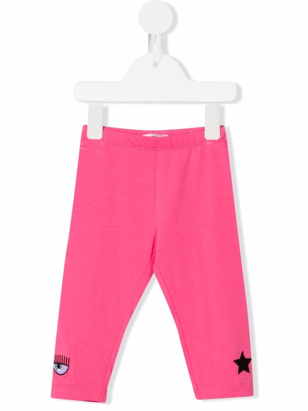 Chiara Ferragni Kids logo印花打底裤 - 粉色