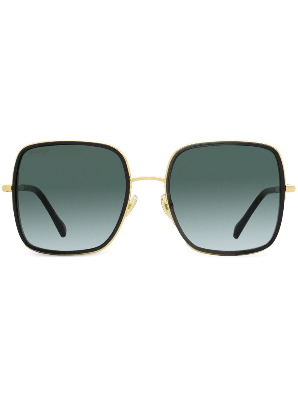 Jimmy Choo Eyewear Jayla 方框太阳眼镜 - 金色