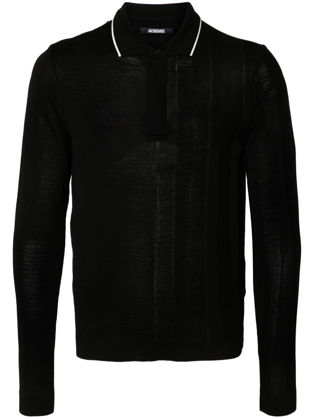Jacquemus Le Polo Tricot polo衫 - 黑色