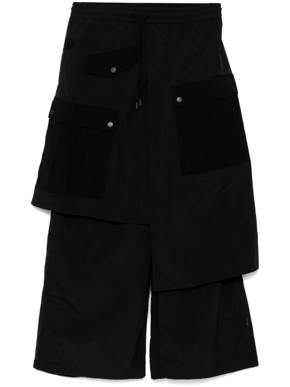 Maharishi Asym Hakama 工装裤 - 黑色
